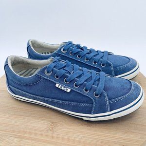Taos Sneakers Womens 7.5 Blue Denim Comfort Casual Athletic